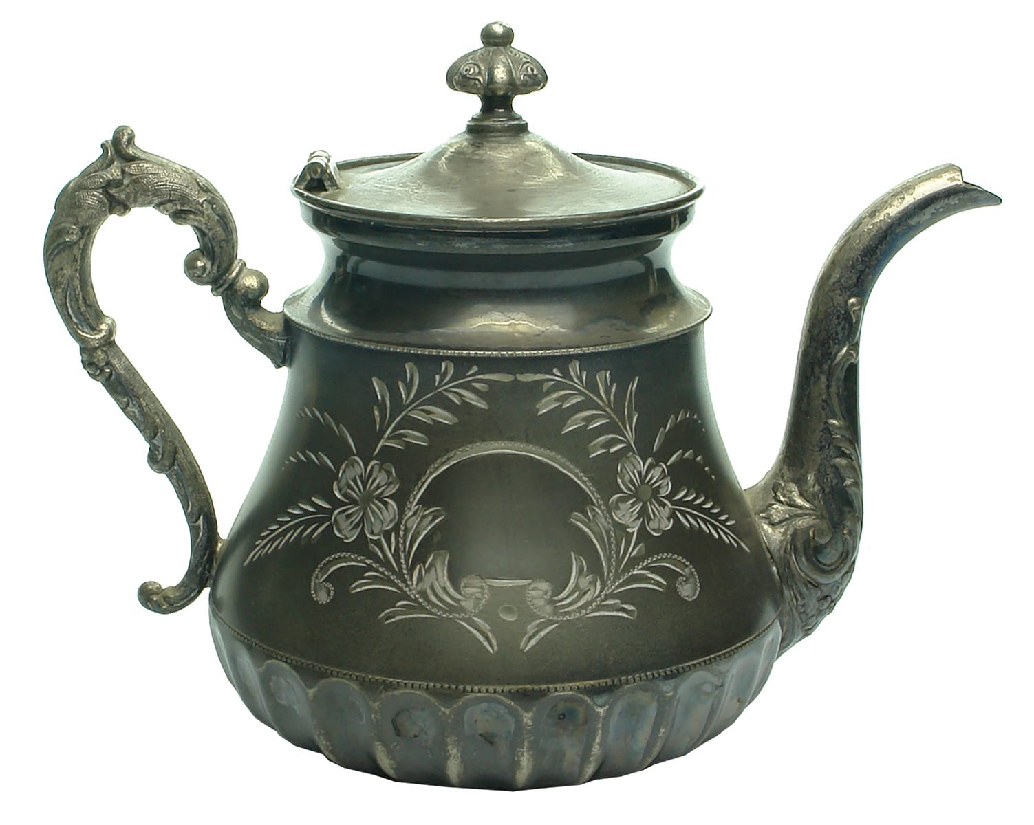 Forbes Silver Co USA Quadruple Silver Plate Tea Pot