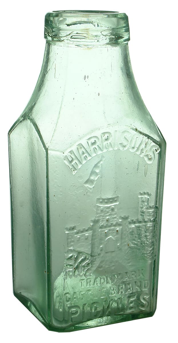 Harrisons Pickles Castle Brand Antique Jar