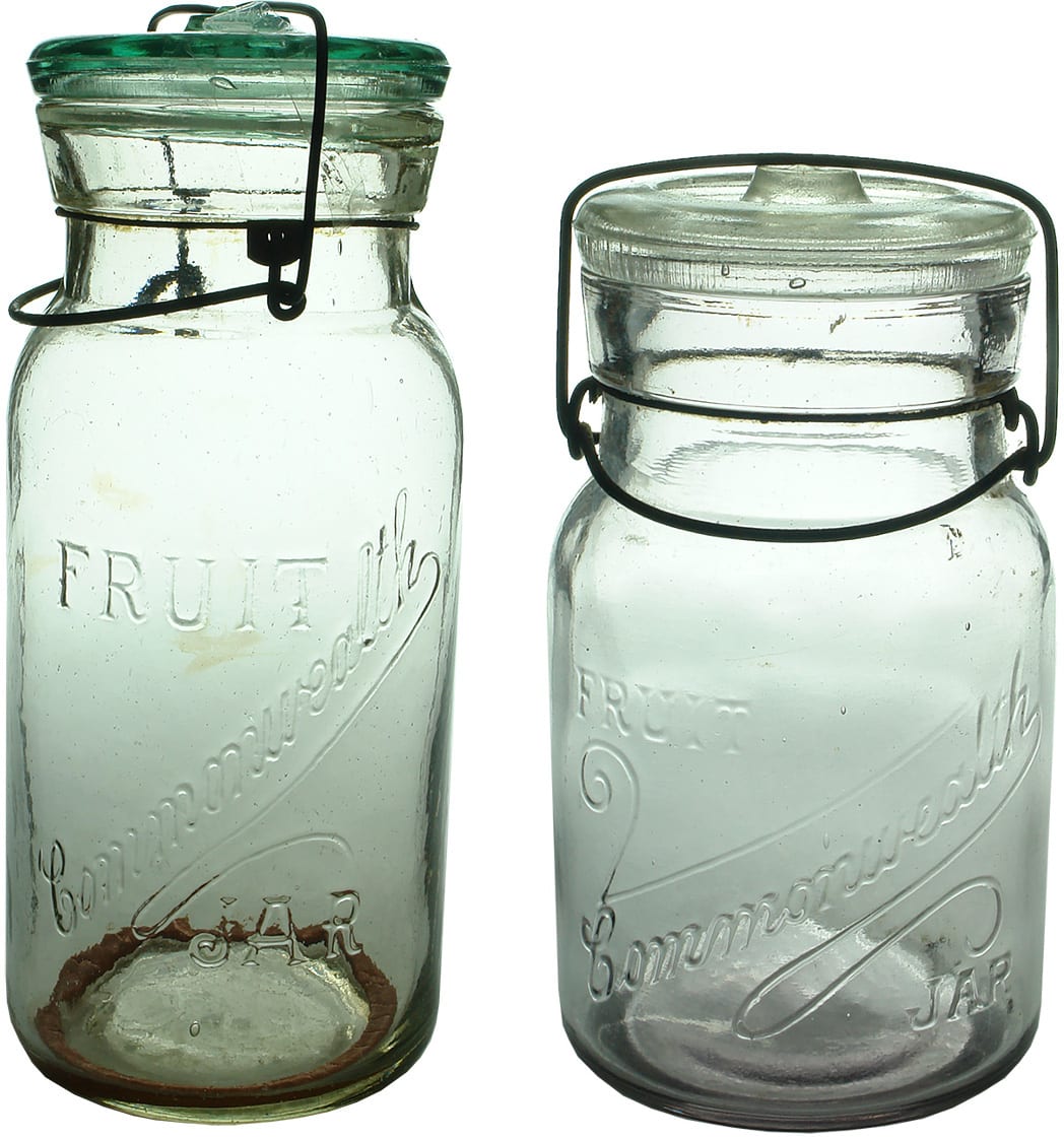 Commonwealth Fruit Preserving Jars