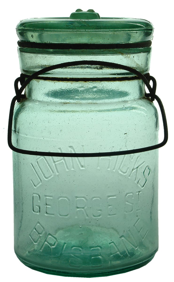 John Hicks Brisbane Fruit Preserving Jar