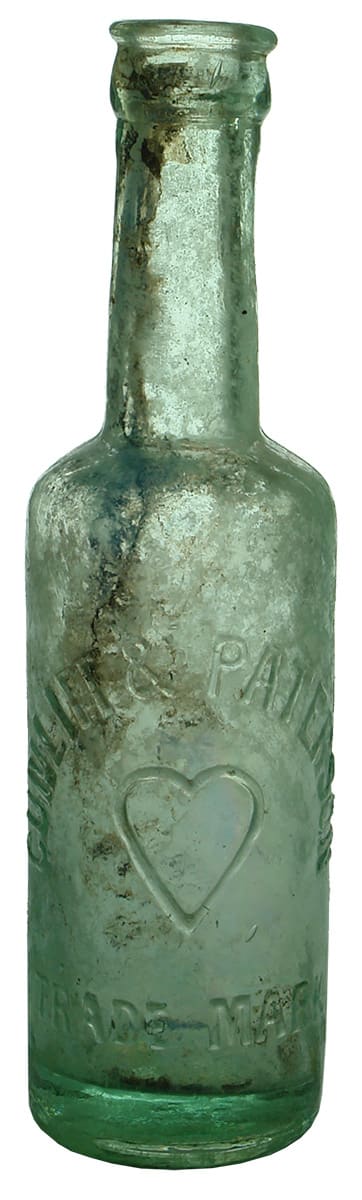 Red Heart Antique Sauce Bottle