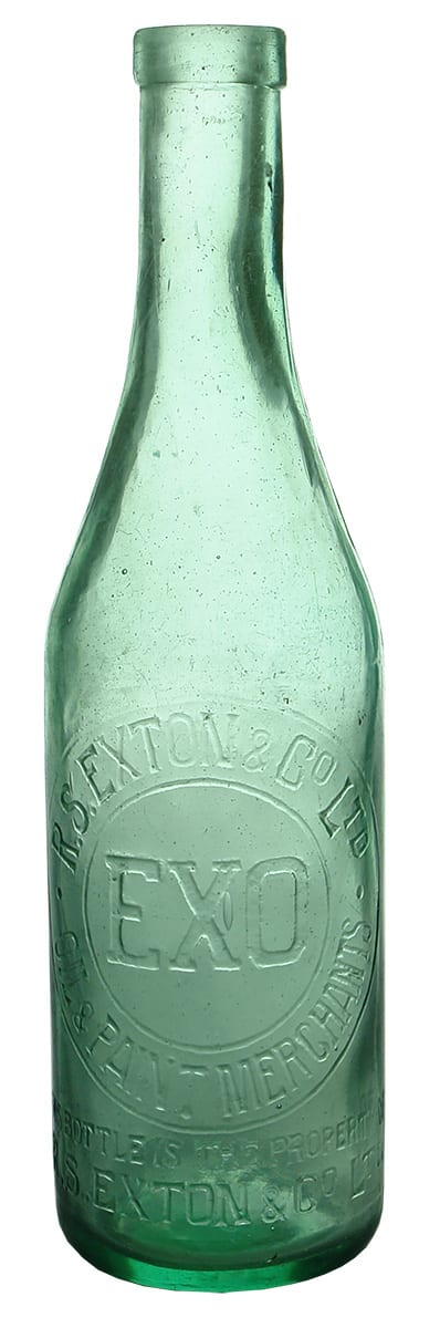 Exton Oil Paint Merchants Antique Bottle