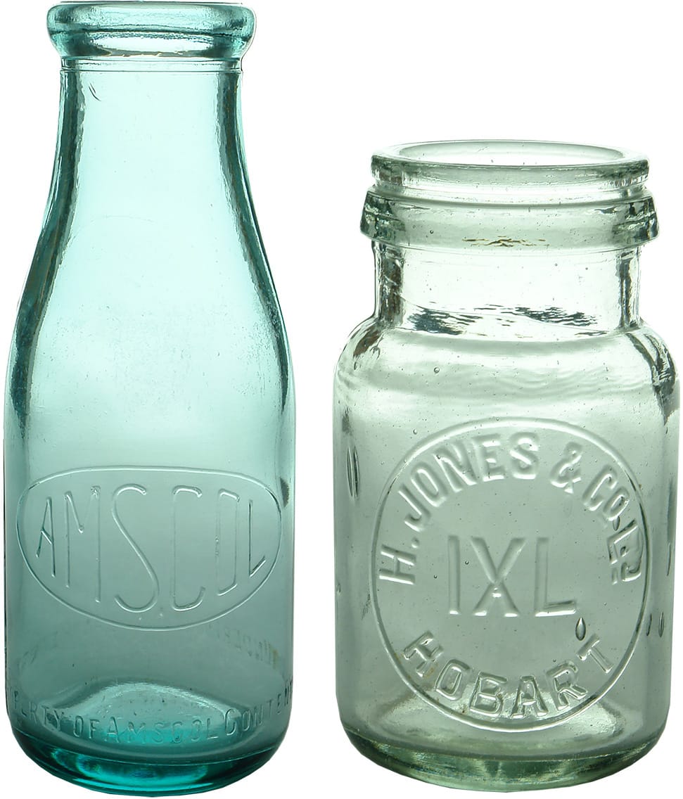 Milk Jam Jar Bottles