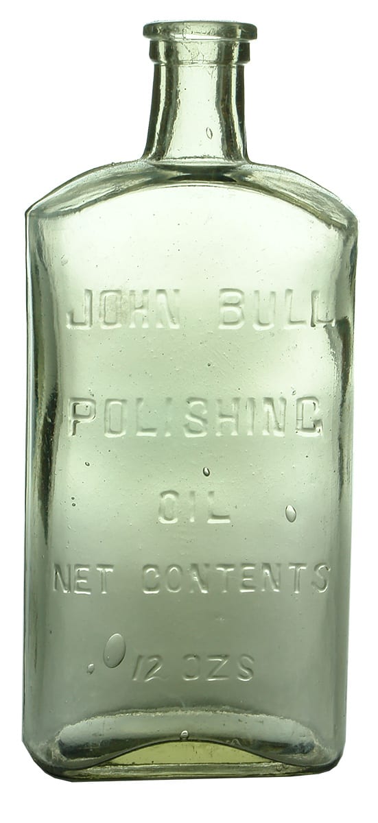 John Bull Polishing Oil Antique Bottle