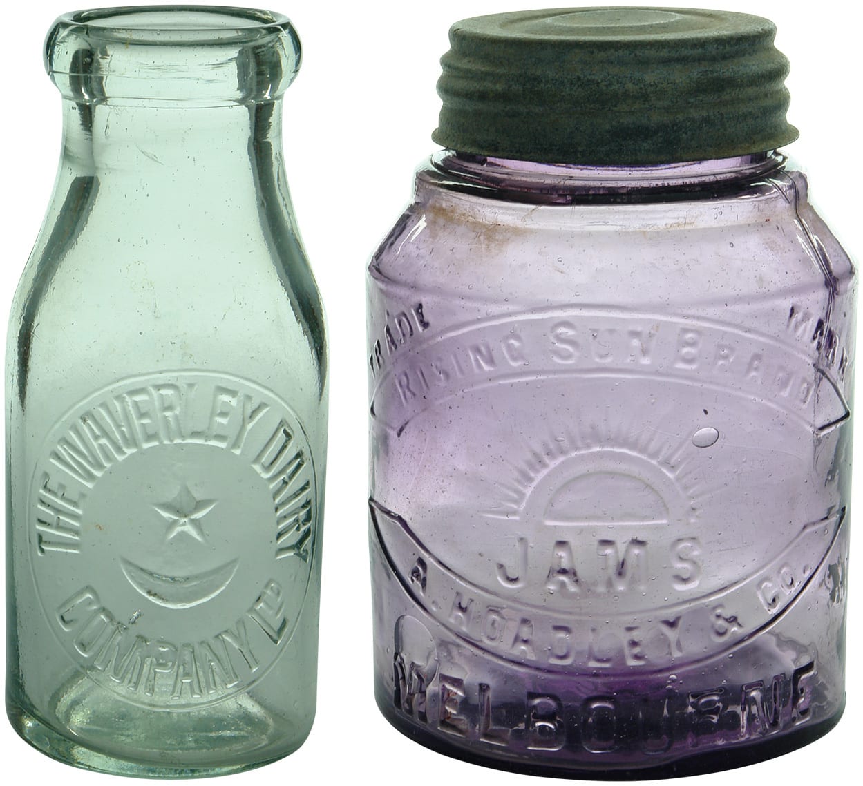 Milk Jam Jar Bottles