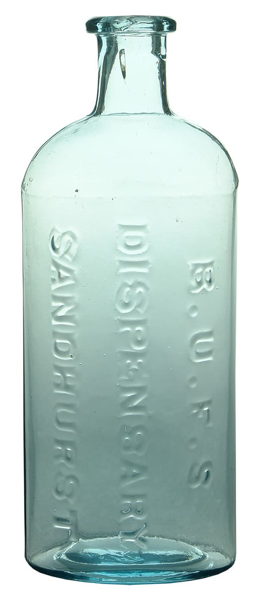 BUFS Dispensary Sandhurst Chemist Bottle