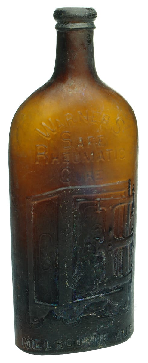 Warner's Safe Rheumatic Cure Antique Bottle Melbourne