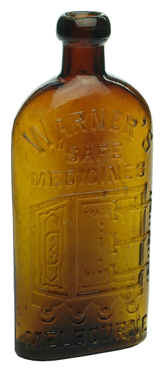 Warner's Safe Medicines MelbourneAntique Cure Bottle