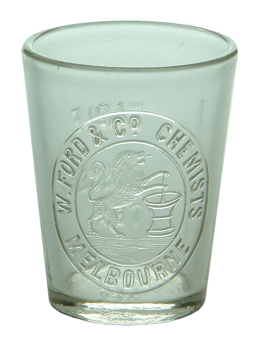 Ford Melbourne Antique Dose Cup Medicine Glass