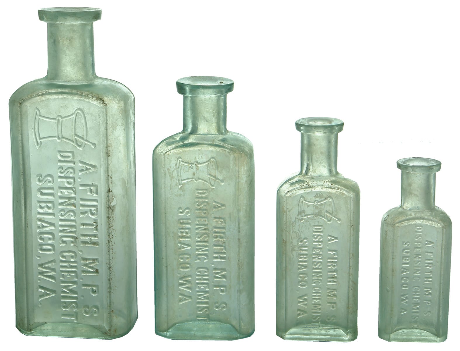 Firth Subiaco Chemist Bottles