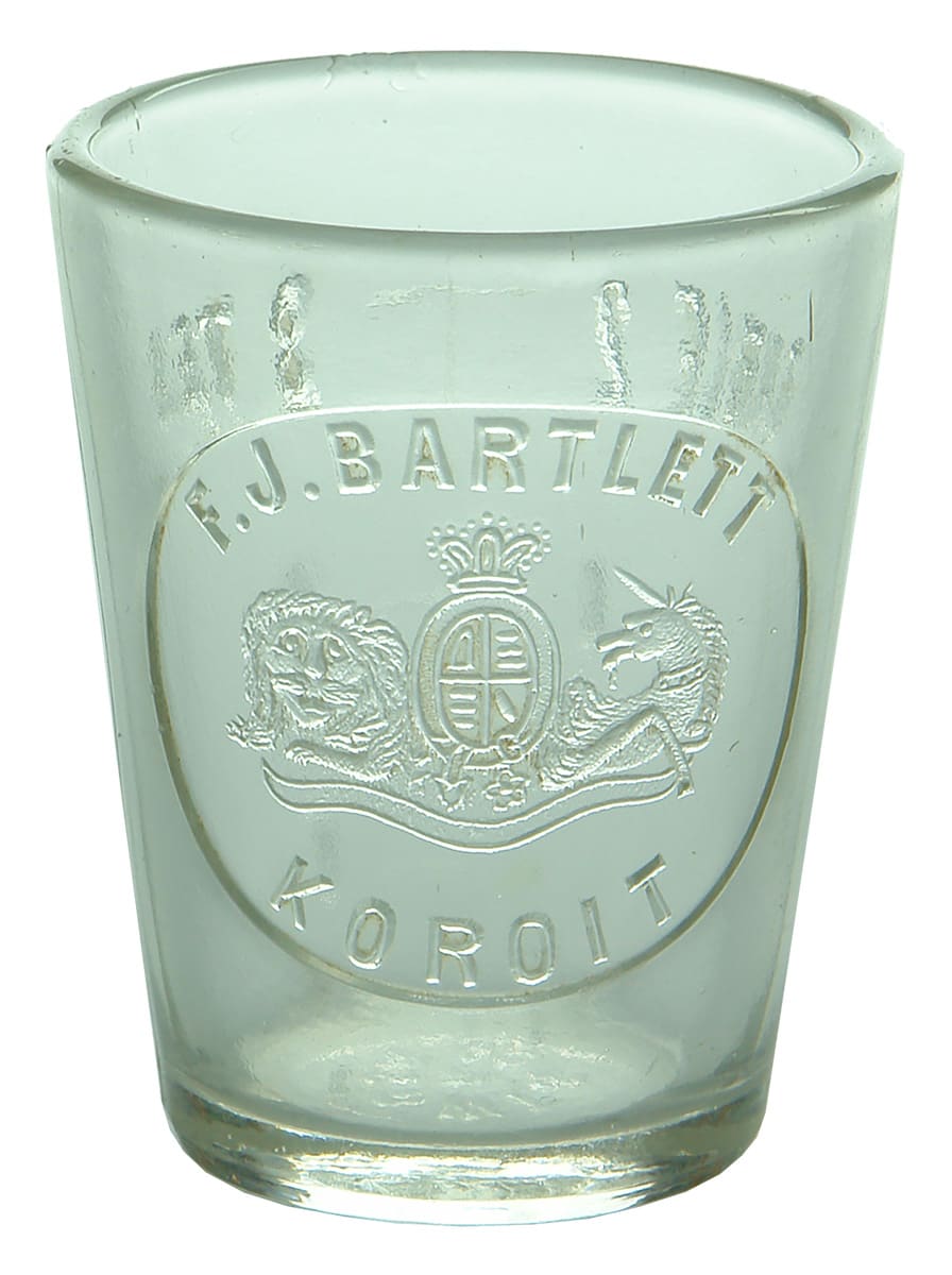 Bartlett Koroit Antique Dose Cup Medicine Glass