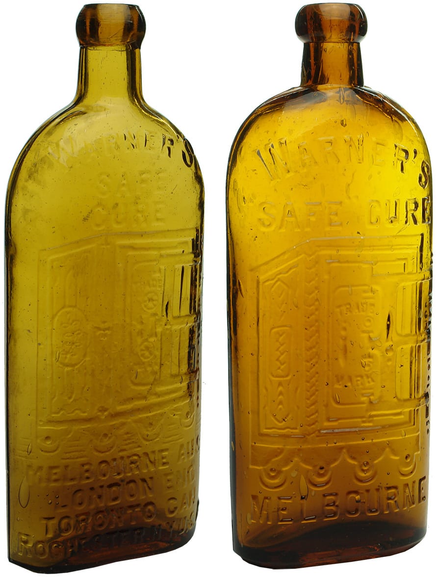 Warner's Safe Cure Antique Bottles