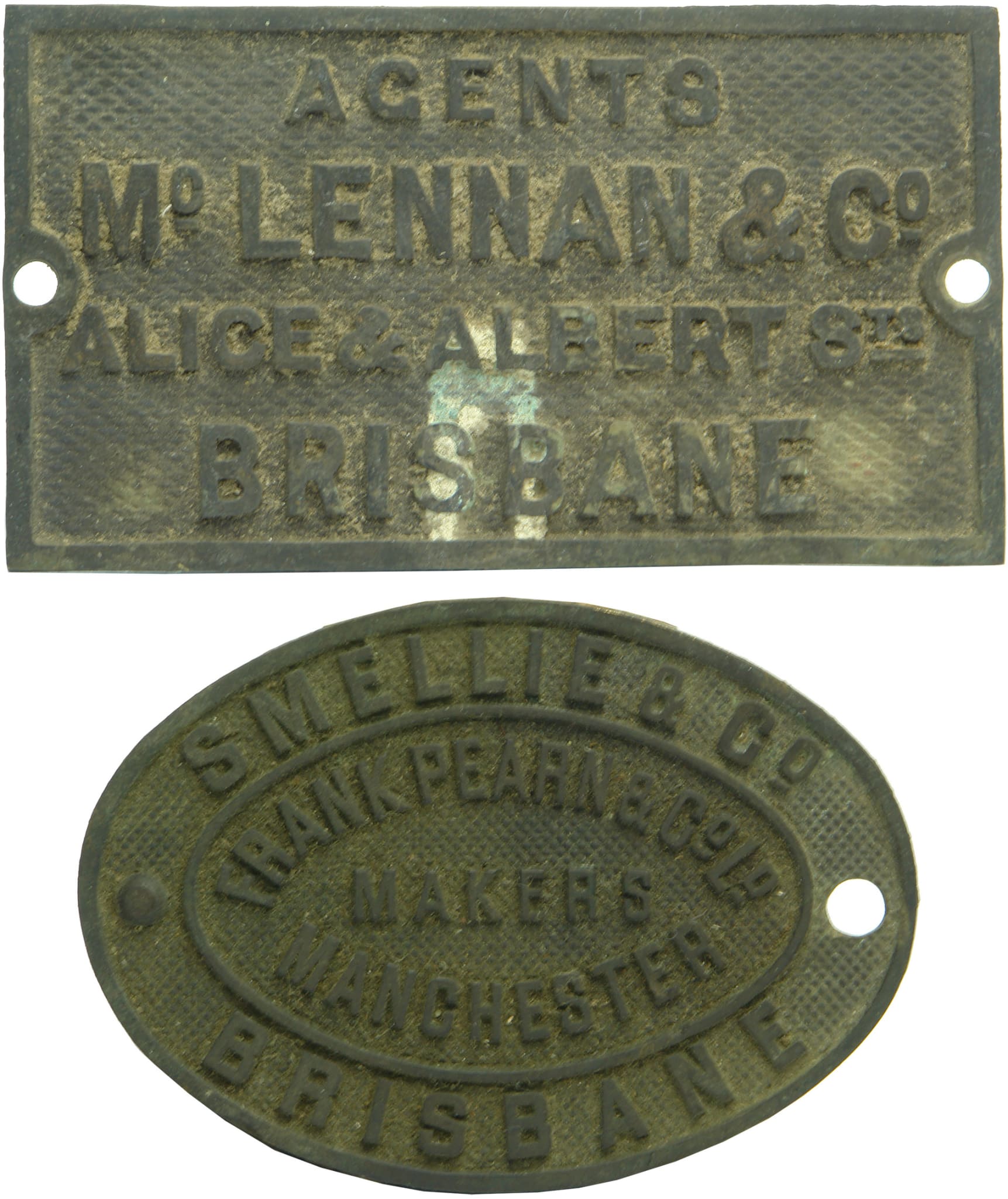 McLennan Smellie Brisbane Metal Plaques