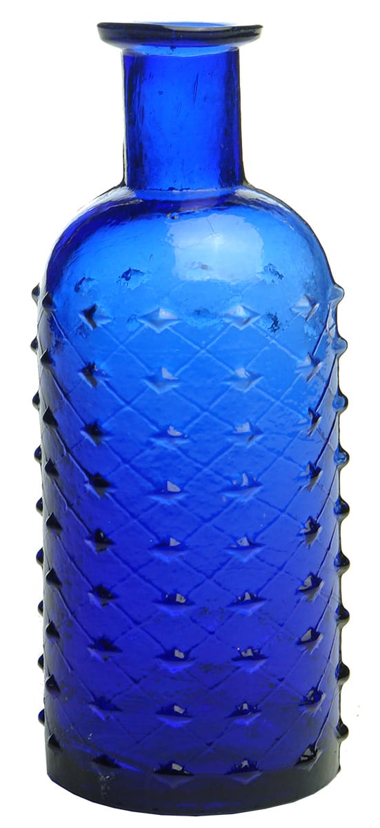 Diamond Point Whitall Tatum Poison Blue Bottle
