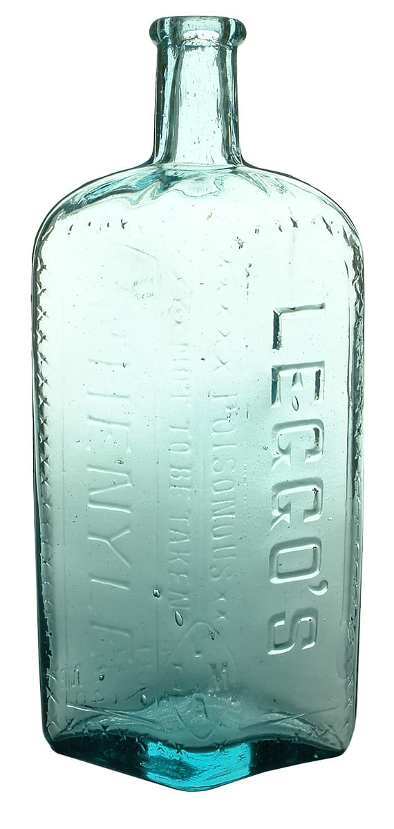Leggo's Phenyle Antique Poison Bottle