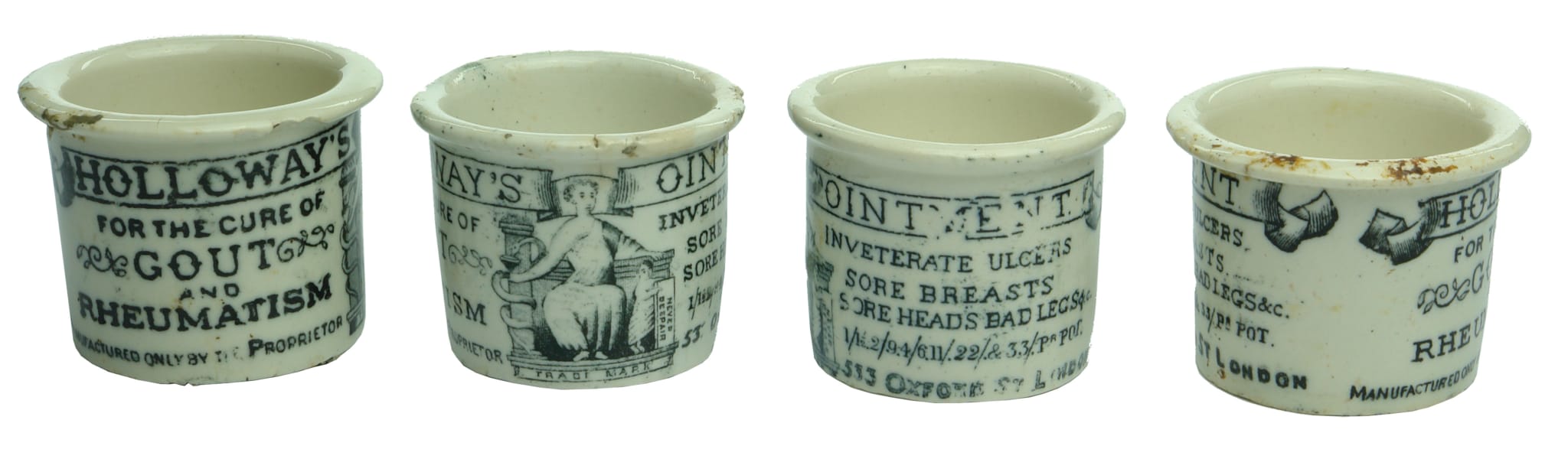 Holloway's Ointment Pots