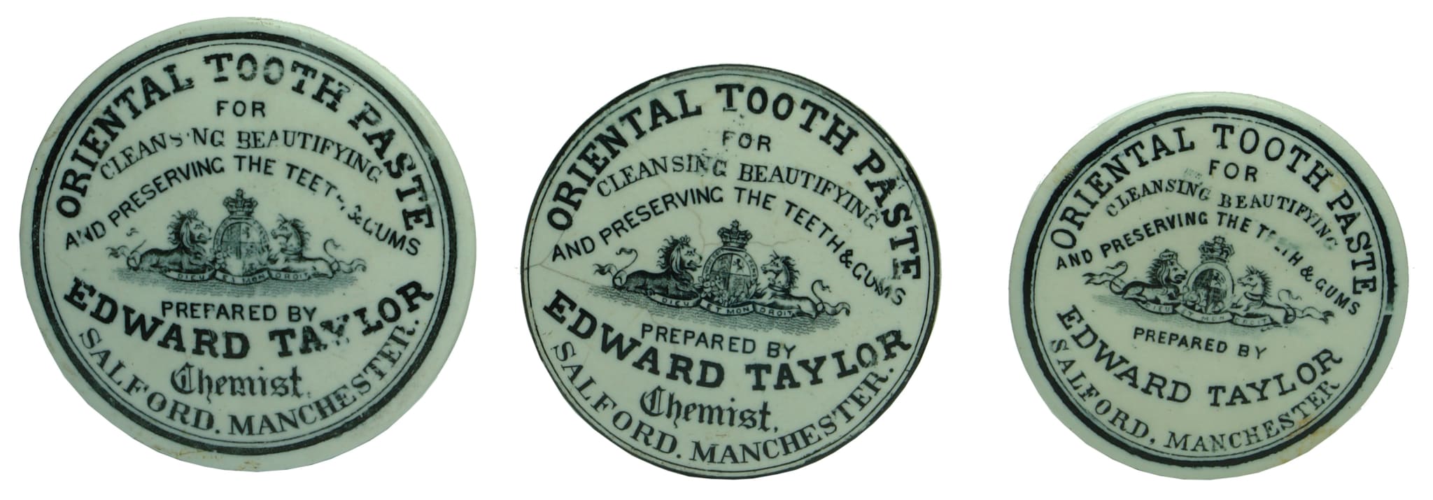 Edward Taylor Manchester Pot Lids