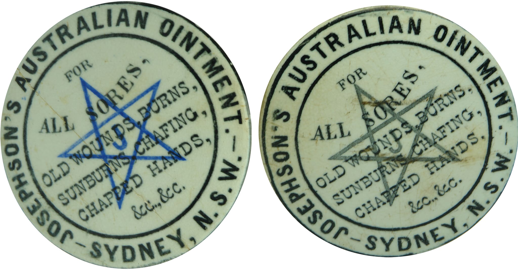 Josephsons Australian Ointment Sydney Pot Lids