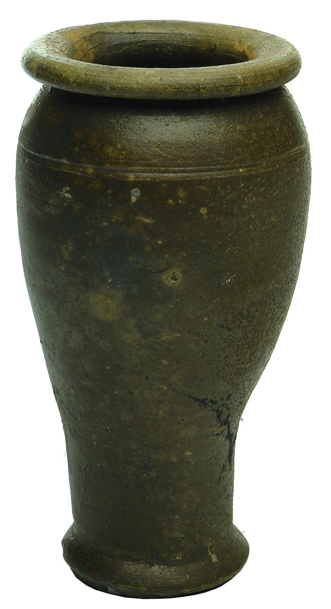 Tapered stoneware Jar