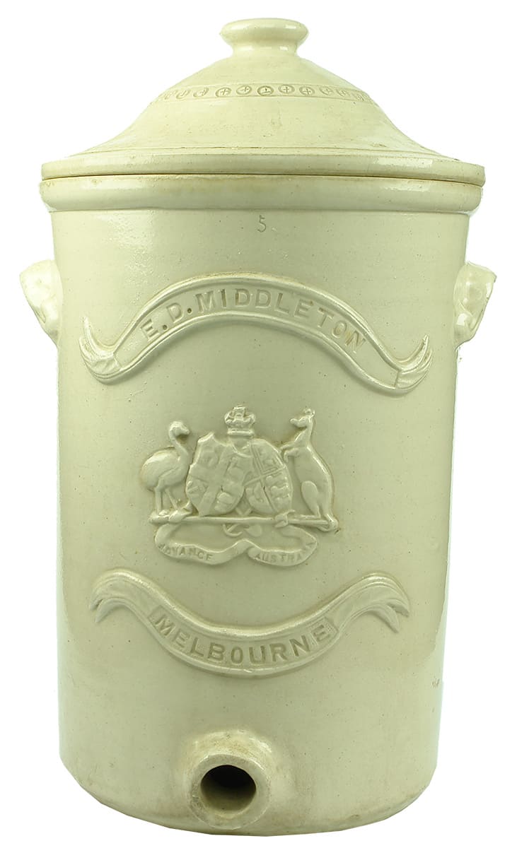 Middleton Melbourne Coat of Arms Water Filter