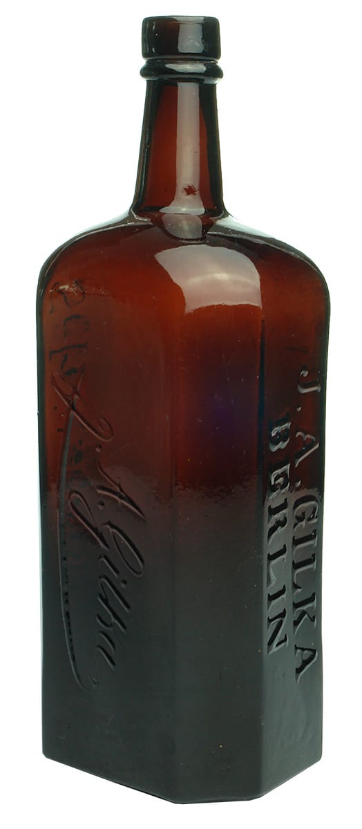 Gilka Berlin Antique Spirits Bottle