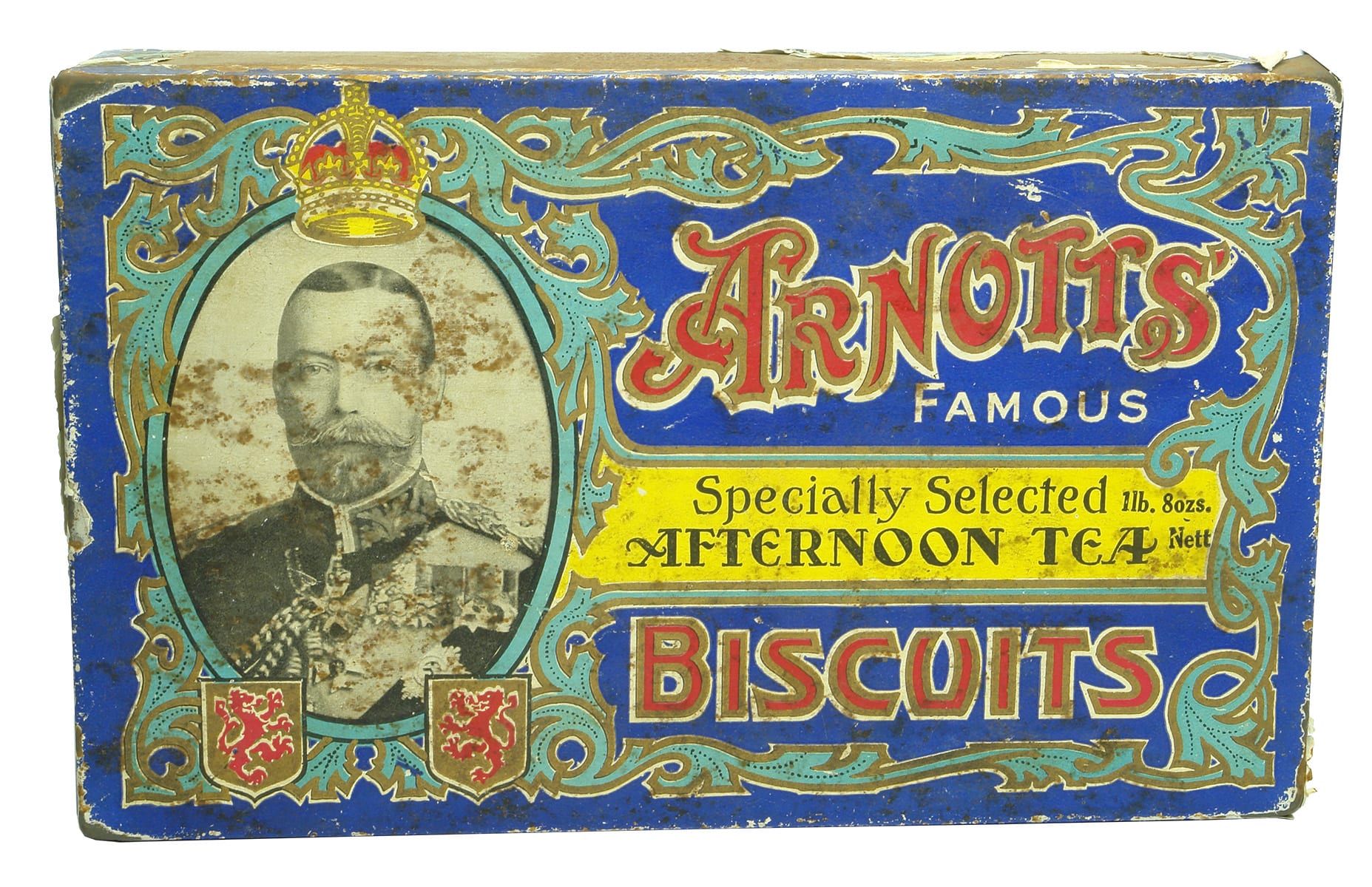 Arnott's Famous Specially Selected Afternoon Tea Biscuits King George V