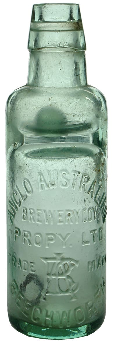 Anglo Australian Brewery Beechworth Codd Bottle