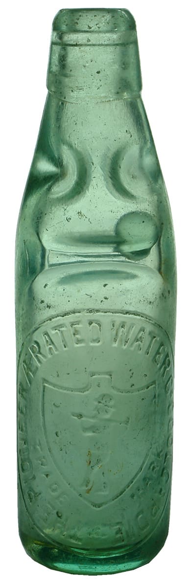 Pioneer Aerated Water Coolgardie Miner Codd Bottle