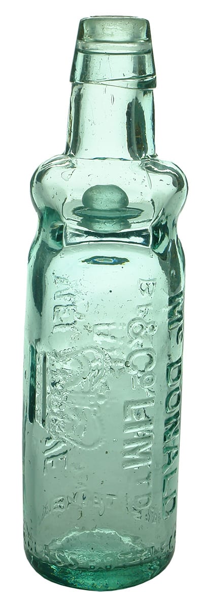 McDonald Melbourne Crown Codd Marble Bottle