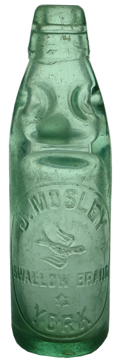 Mosley York Swallow Antique Codd Bottle