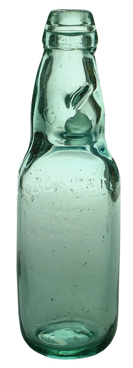 Codd's Patent Antique Marble Soft Drink Bottle