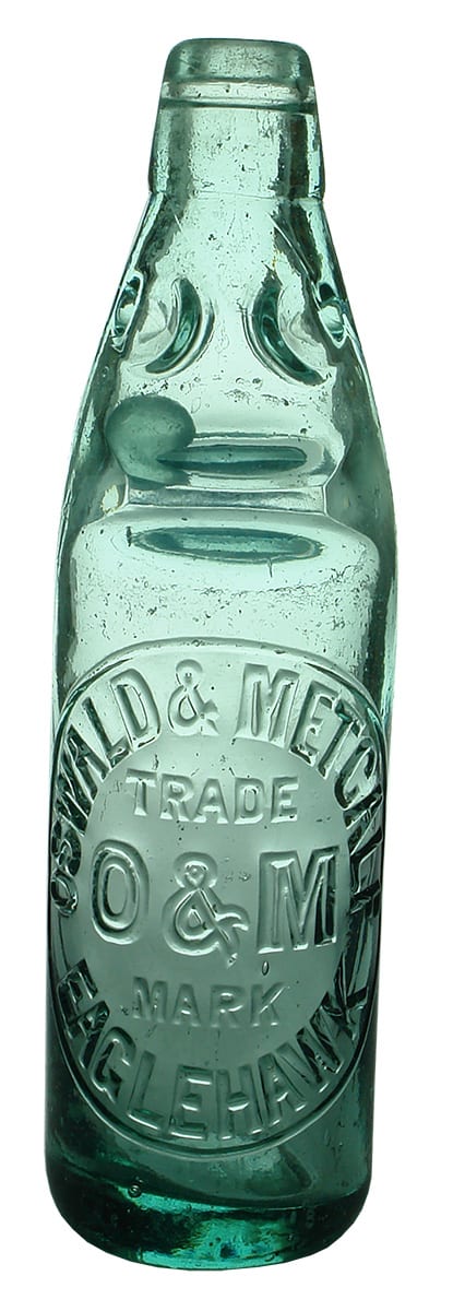 Oswald Metcalf Eaglehawk Codd Marble Bottle