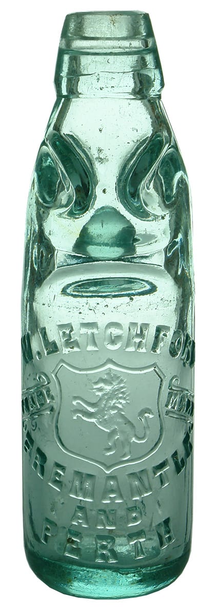 Letchford Fremantle Perth Lion Codd Marble Bottle
