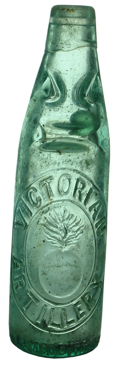 Victorian Artillery Bomb Queenscliff Codd Marble Bottle