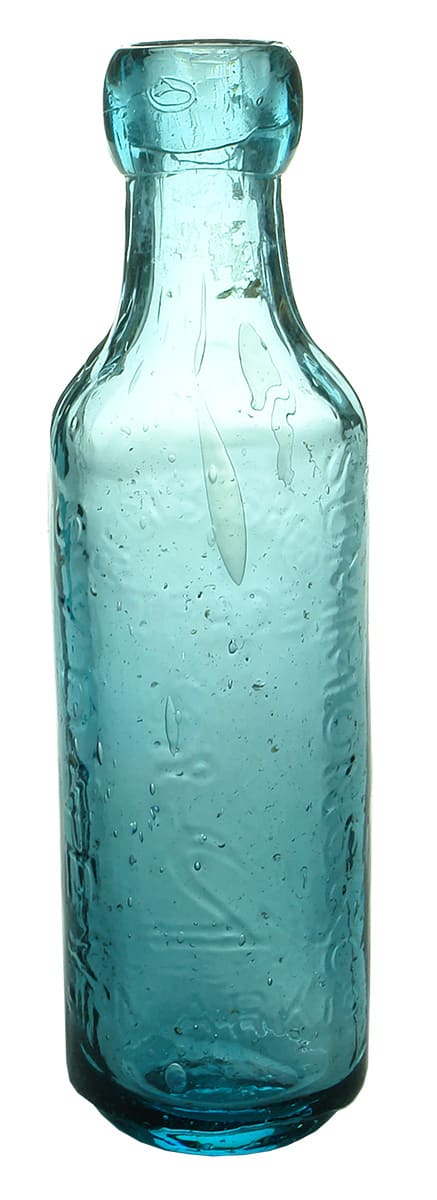 Summons Sydney Kangaroo blue soda bottle
