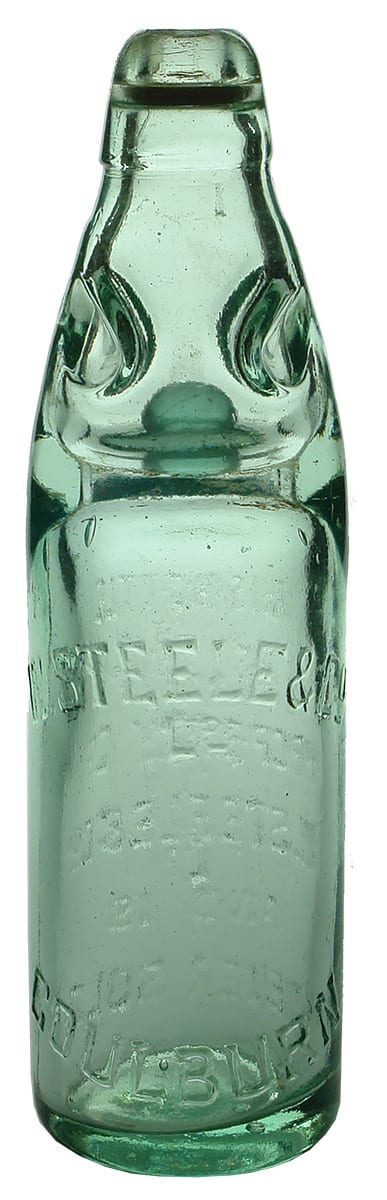 Steele Goulburn Antique Codd Marble Bottle