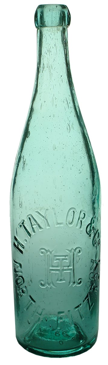 Taylor North Fitzroy Blob Top Soft Drink Bottle