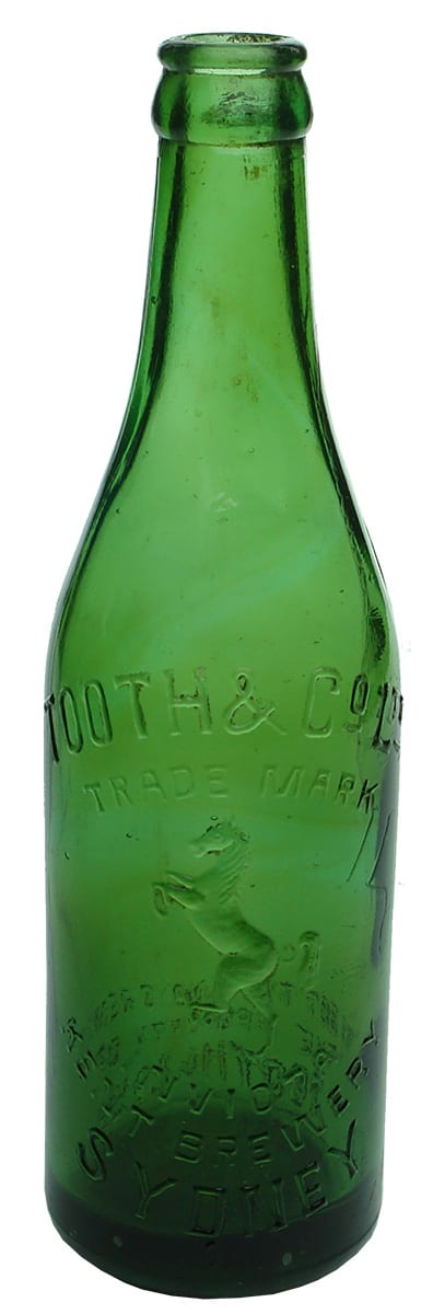 Tooth Sydney Kent Brewery Horse Green Crown Seal Bottle