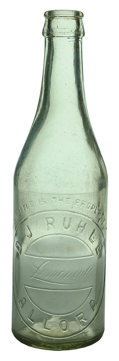 Ruhle Allora Crown Seal Soft Drink Bottle