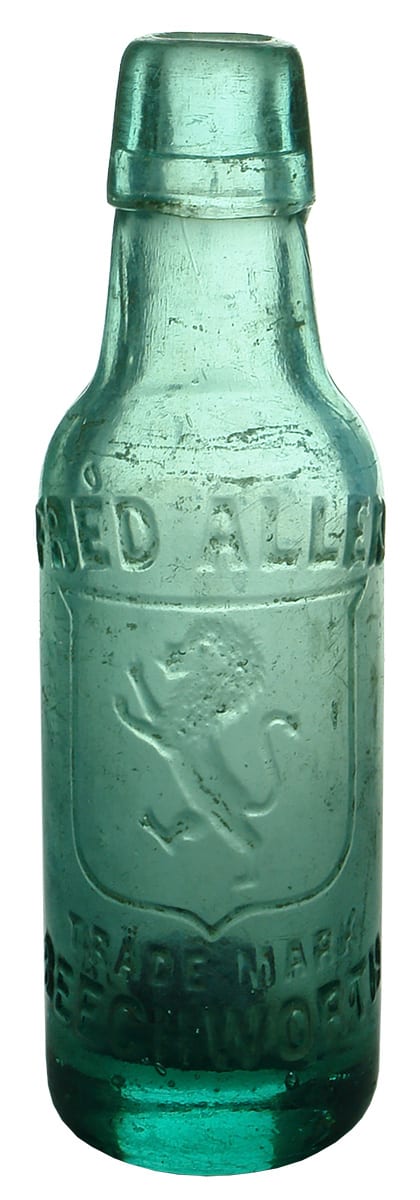 Fred Allen Beechworth Lion Lamont Antique Bottle