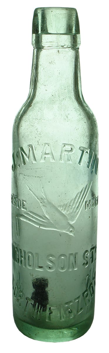 Martin North Fitzroy Antique Lamont Soft Drink Bottle