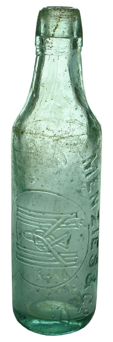 Menzies New Zealand Lamont Patent Bottle
