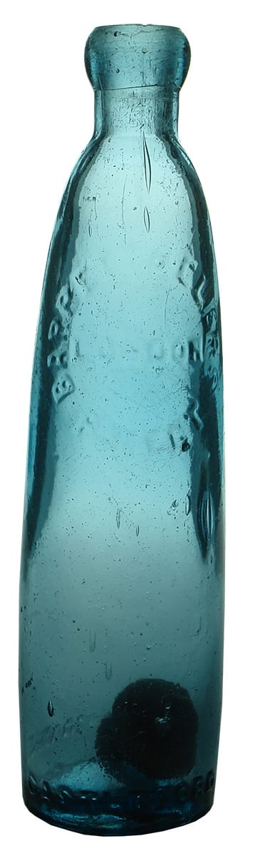 Barrett Elers London Blue Stick Patent Bottle