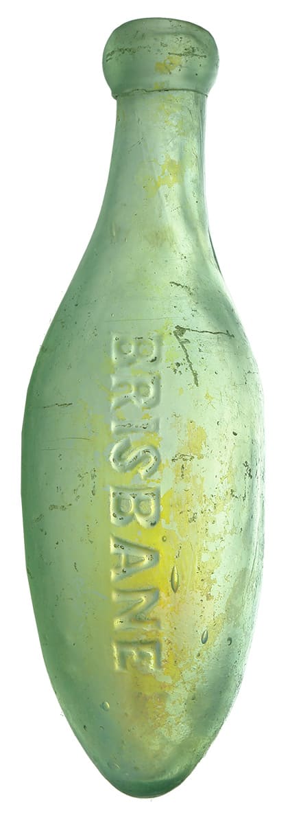 Brisbane Antique Torpedo Soda Bottle