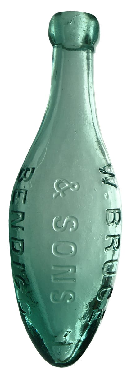 Bruce Sons Bendigo Antique Torpedo Bottle