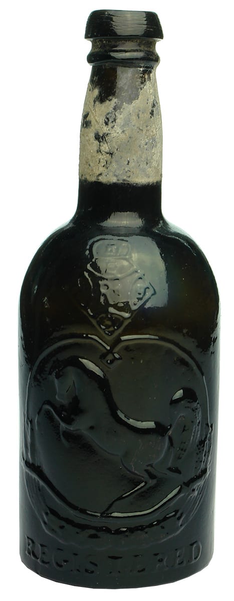 Black Horse Ale Porter Glass Bottle