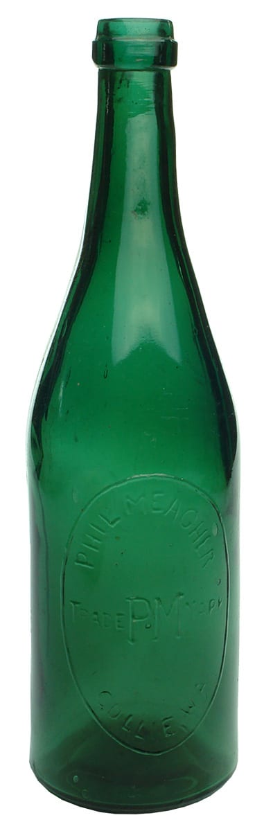 Phil Meagher Collie Antique Beer Bottle