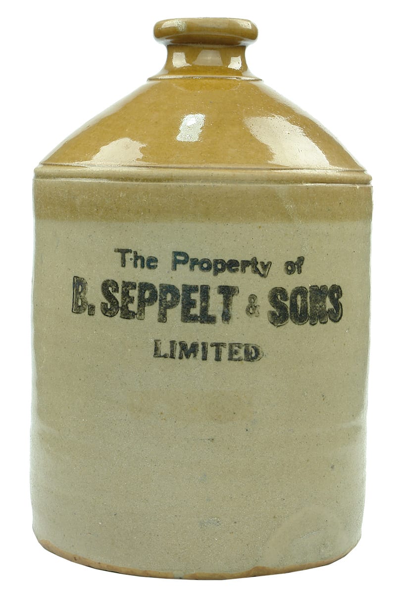 Seppelt Sons Limited Stoneware Demijohn