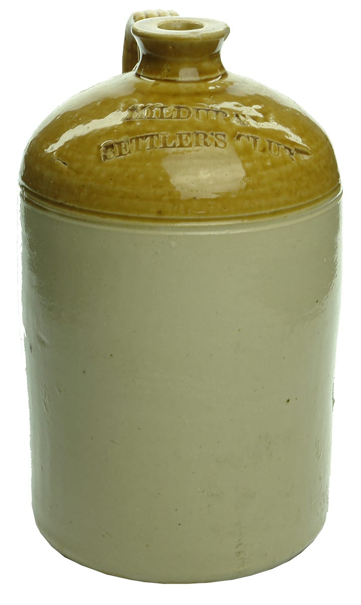 Mildura Settler's Club Stoneware Demijohn