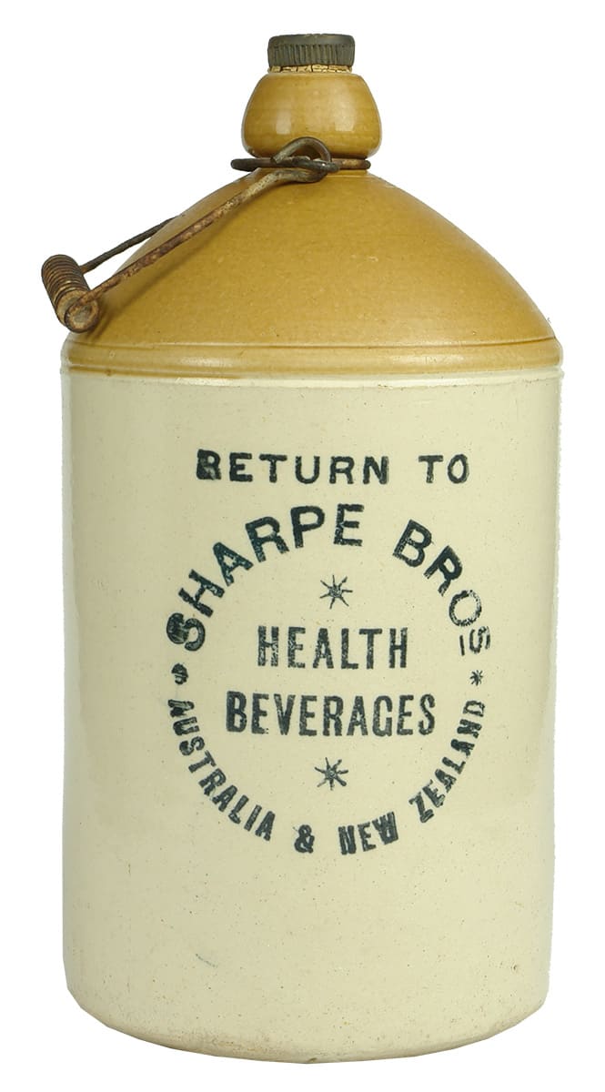Sharpe Bros Health Beverages Stoneware Demijohn